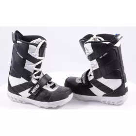 detské snowboardové topánky NITRO REVERB YOUTH STD, black/white ( TOP stav )