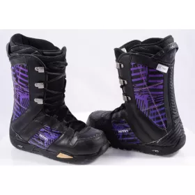 boots snowboard NITRO BARRAGE, black/purple