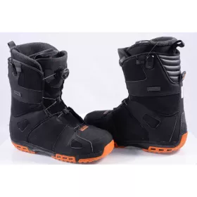 boots snowboard SALOMON SAVAGE, BOA technology, heat moldable, black/orange
