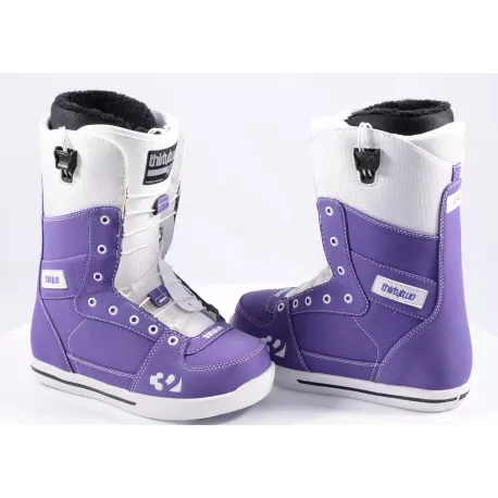 nieuwe snowboard schoenen THIRTYTWO WOMEN'S 86 FT, comfort fit, white/purple ( NIEUWE )