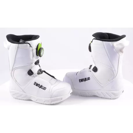 nieuwe kinder snowboard schoenen THIRTYTWO BOA, BOA-technology, white ( NIEUWE )