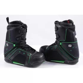nové snowboardové boty CRAZY CREEK, black/green ( NOVÉ )