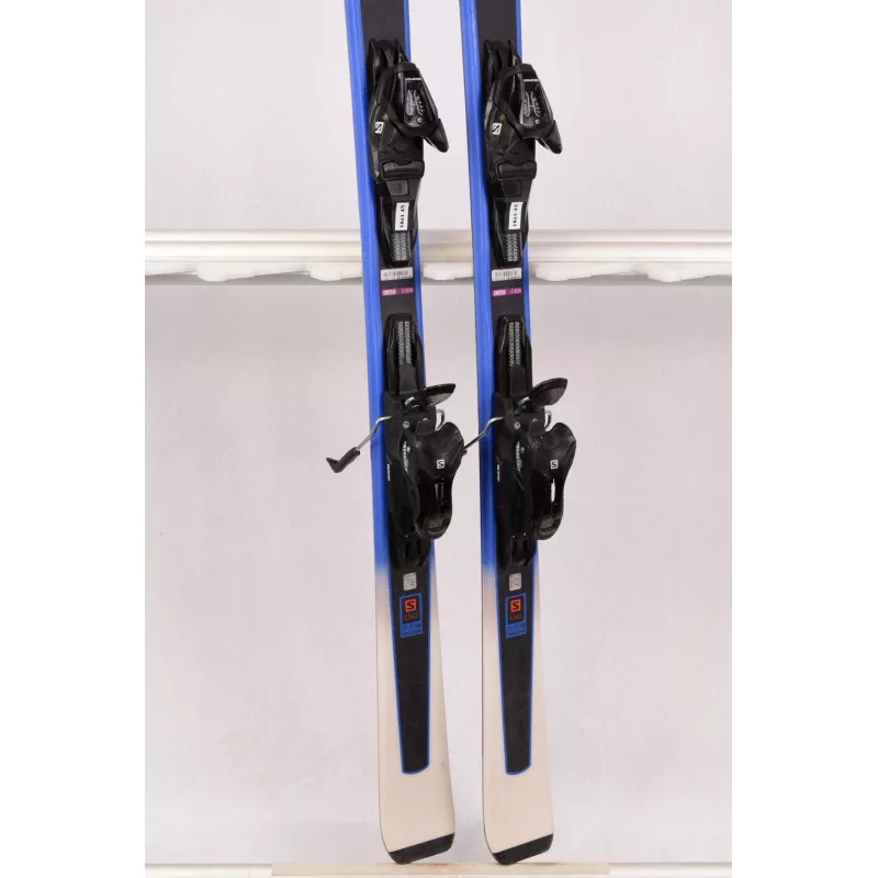 ski's SALOMON XDR FOCUS 2019 BLUE/white, all mountain + Salomon L 10 lithium