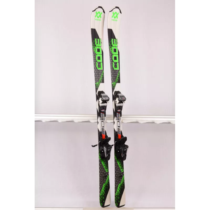 ski's VOLKL CODE 7.4 green, FULL sensor WOODcore, TIP rocker + Marker FDT 10 ( TOP staat )