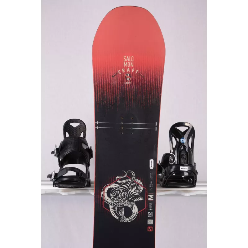 tavola snowboard SALOMON CRAFT UNITE 2019, black/red, freestyle, woodcore, sidecut, FLAT/camber