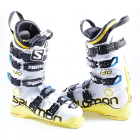 ski boots SALOMON X MAX 130, energyzer 130, custom fit, custom shell, oversized pivot, servo lock ( like NEW )