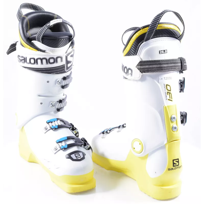 botas esquí SALOMON X MAX 130, energyzer 130, custom fit, custom shell, oversized pivot, servo lock ( como NUEVAS )