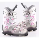 chaussures ski femme SALOMON X PRO R70 W, WIDE, WHITE/pink, CALF adj., OVERSIZED pivot, micro, macro