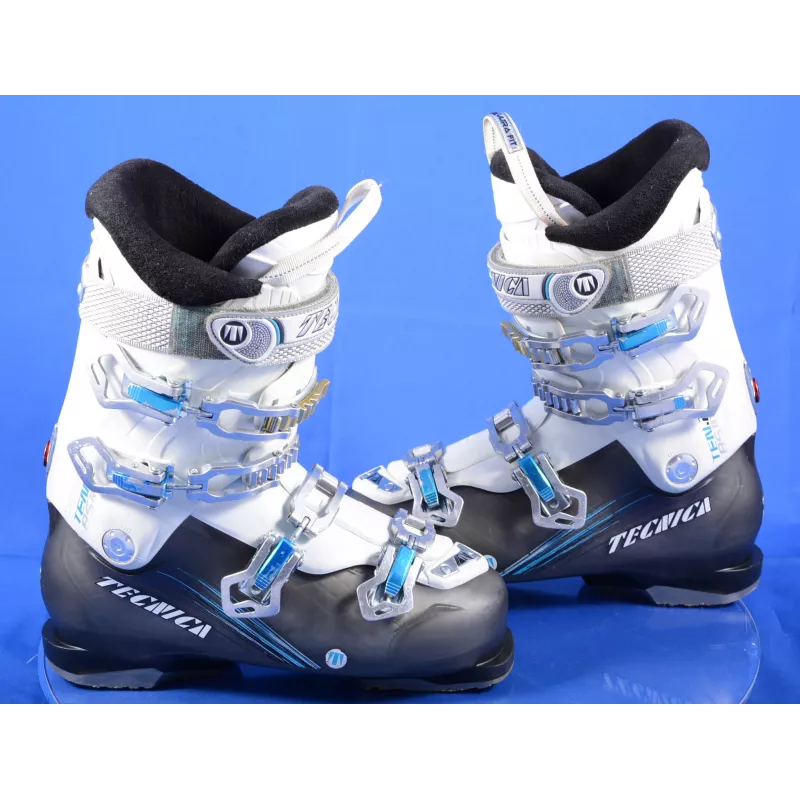 dames skischoenen TECNICA TEN.2 85 grey/white, ULTRA fit, aluminium, REBOUND, adjust SKI, WOMEN fit, QUADRA tech