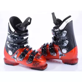 children's/junior ski boots ATOMIC WAYMAKER jr Plus 3R, RED/black, macro, THINSULATE insulation