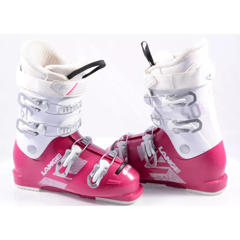 buty narciarskie dla dzieci LANGE STARLET RSJ 60, 2019, WHITE/pink ( TOP stan )