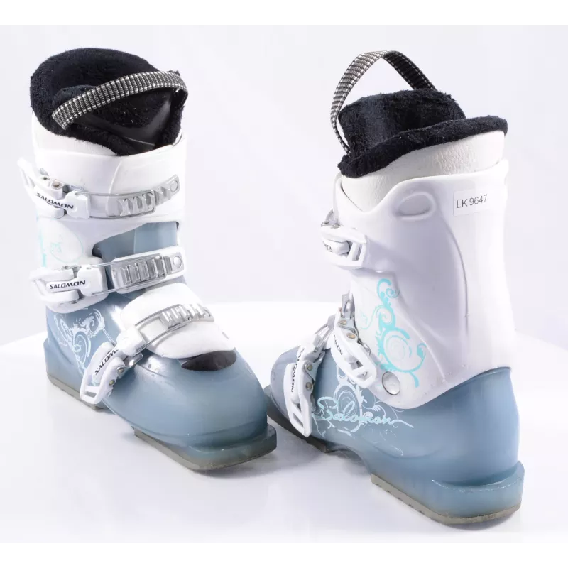 botas esquí niños SALOMON T3, BLUE/white