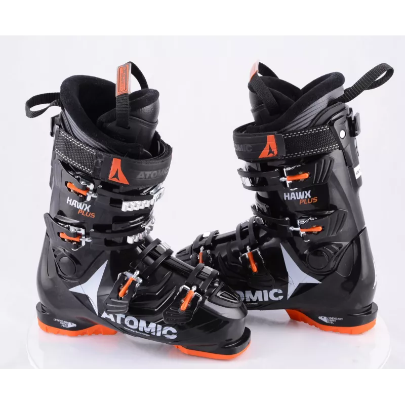 botas esquí ATOMIC HAWX 100 PLUS, micro, macro, RECCO, BLACK/orange