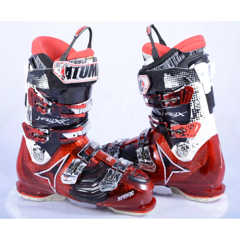 botas esquí ATOMIC HAWX 120, T3 thermal fit, elite asymetrical liner, anatomic HI-perf fit, canting, RECCO, RED/white
