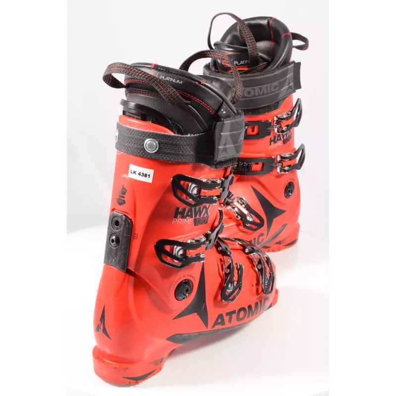 chaussures ski ATOMIC HAWX PRIME 120 RED, Memoryfit 3D Platinum, Powershift, Cuff alignment, micro, macro
