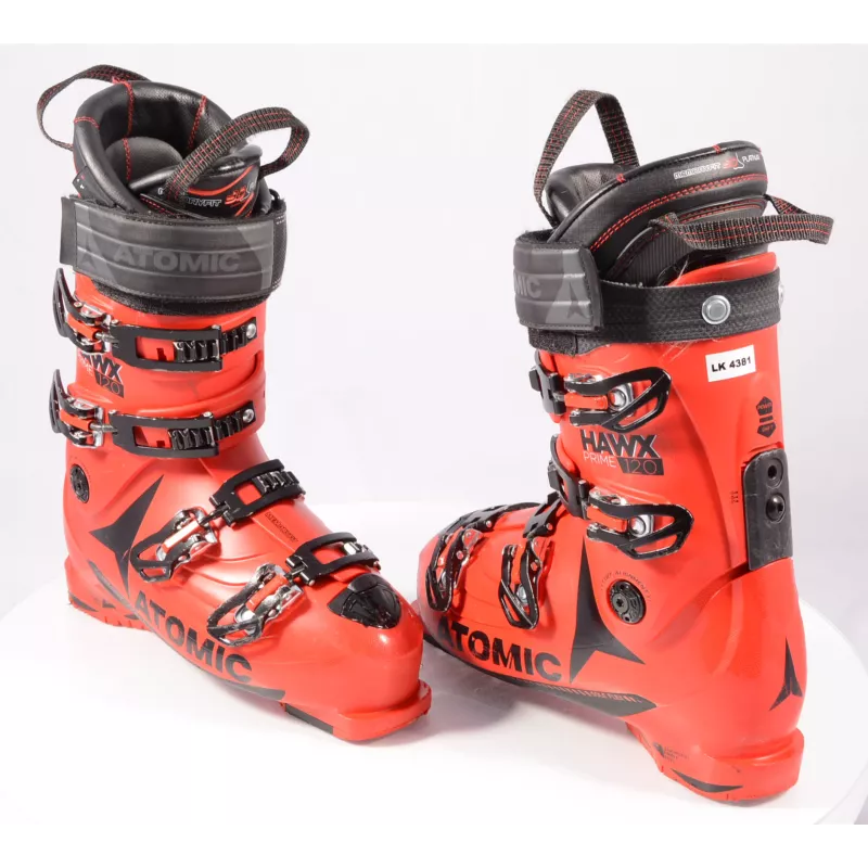 chaussures ski ATOMIC HAWX PRIME 120 RED, Memoryfit 3D Platinum, Powershift, Cuff alignment, micro, macro