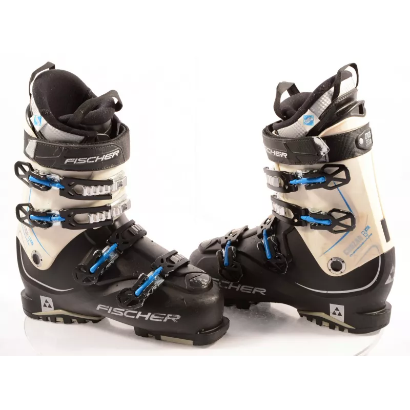botas esquí FISCHER CRUZAR XTR 8, BLACK/white, SOMATEC, SANITIZED, micro, macro