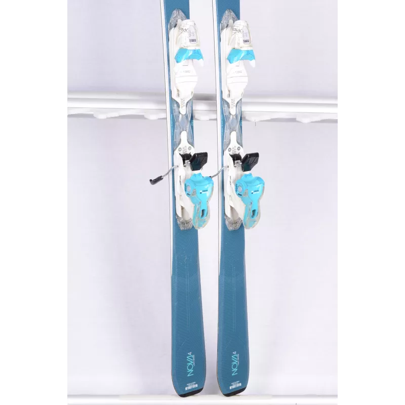 women's skis ROSSIGNOL NOVA 4 Ca 2020, blue, carbon, On-Trail Rocker, Assist Flex + Look Xpress 10