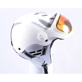 lyžařská/snowboardová helma SLOKKER RAIDER PRO, White, nastavitelná ( NOVÁ )
