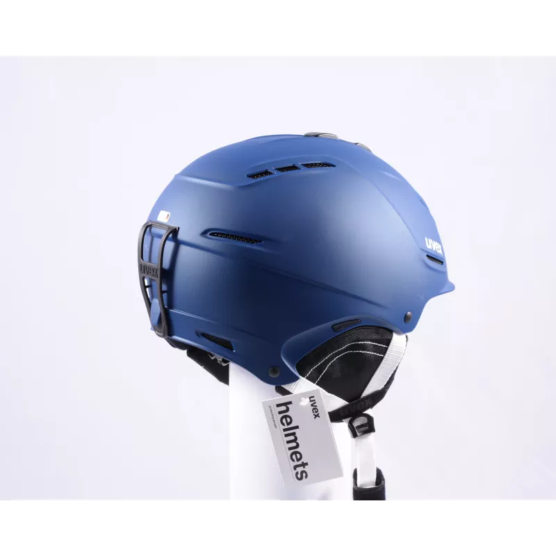 lyžiarska/snowboardová helma UVEX P1US 2.0, Blue Matte, nastaviteľná ( NOVÁ )