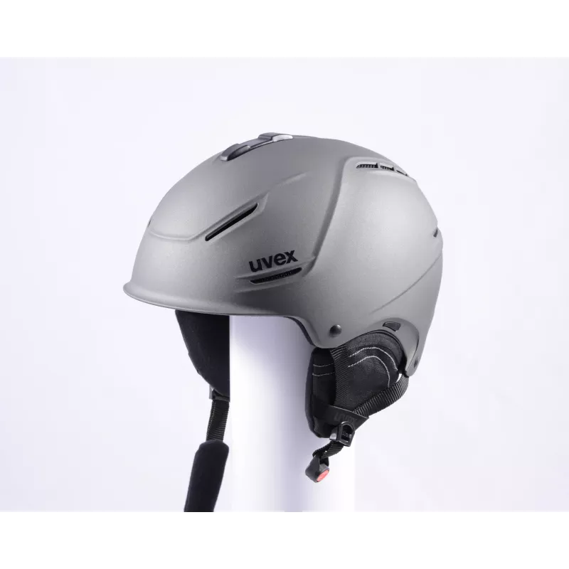 lyžiarska/snowboardová helma UVEX P1US 2.0, Black Matte, nastaviteľná ( NOVÁ )