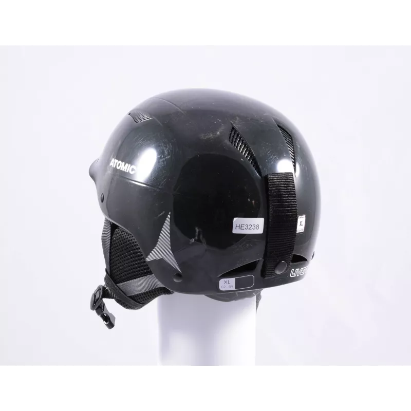 lyžiarska/snowboardová helma ATOMIC SAVOR LF live fit, BLACK/dark grey, nastaviteľná