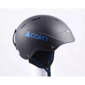 lyžiarska/snowboardová helma CAIRN LOC-ACTIVE, Matte black/blue, nastaviteľná