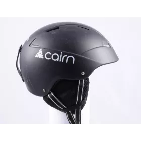 lyžiarska/snowboardová helma CAIRN LOC-ACTIVE, Matte black/white, nastaviteľná