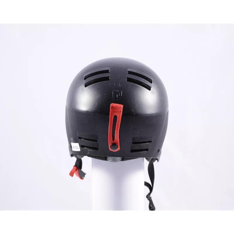 lyžiarska/snowboardová helma MARKER R, Black/red, nastaviteľná ( TOP stav )