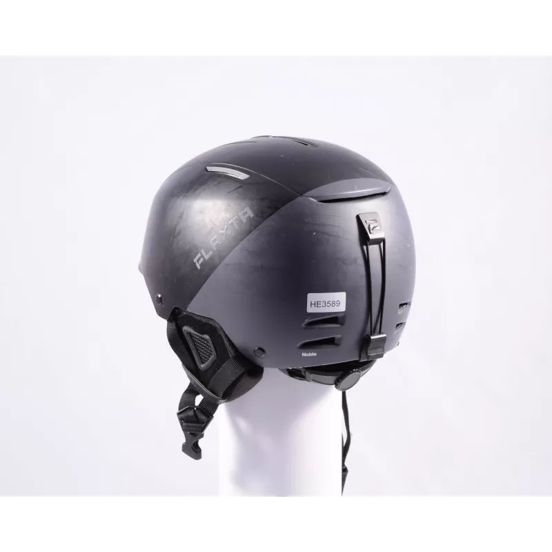 lyžiarska/snowboardová helma FLAXTA EXALTED, Black/grey, nastaviteľná