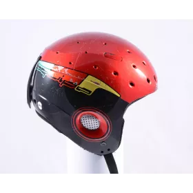casco de esquí/snowboard SALOMON EQUIPE JR, Red/black, ajustable