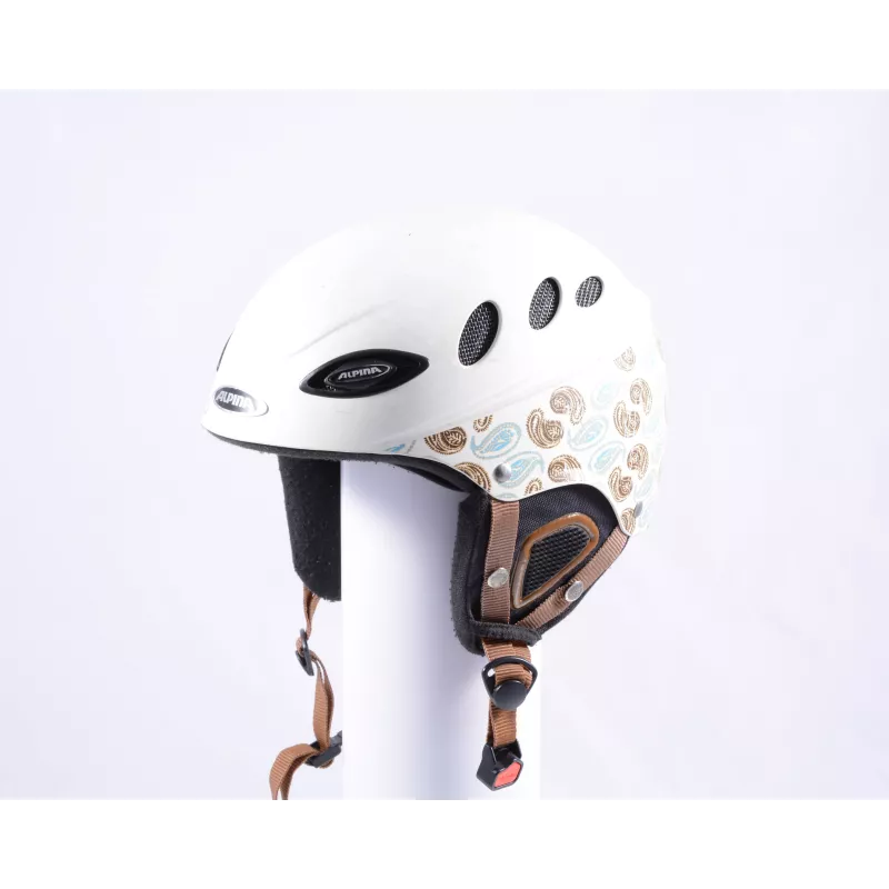 lyžiarska/snowboardová helma ALPINA LIPS White/brown, nastaviteľná