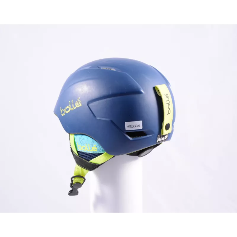 lyžiarska/snowboardová helma BOLLE B-LIEVE, Blue Matte/green nastaviteľná
