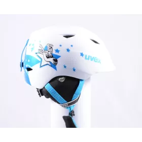 kask narciarsky/snowboardowy UVEX AIRWING 2 BLUESTAR, White/blue, regulowany