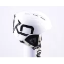 lyžiarska/snowboardová helma BRIKO KODIAKINO, White/black, nastaviteľná