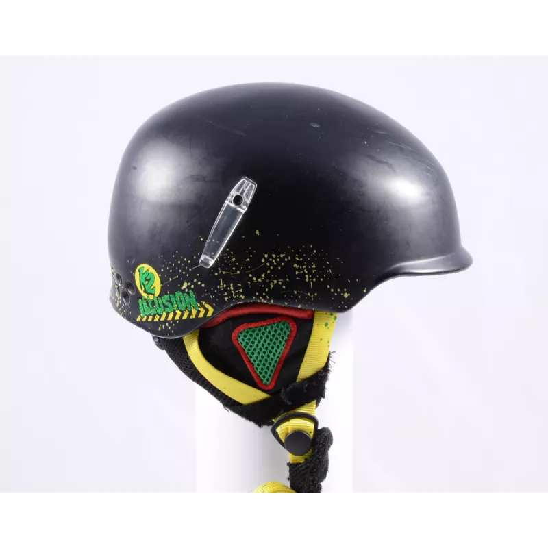 lyžiarska/snowboardová helma K2 ILLUSION, Black, nastaviteľná ( TOP stav )