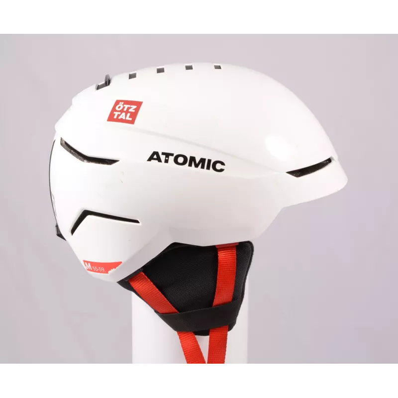 lyžařská/snowboardová helma ATOMIC SAVOR R 2019, WHITE/red, Air ventilation, nastavitelná