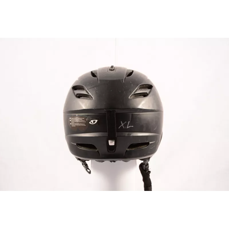 casco de esquí/snowboard GIRO SEAM black, stack ventilation, X-STATIC, ajustable