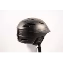 lyžařská/snowboardová helma GIRO SEAM black, stack ventilation, X-STATIC, nastavitelná