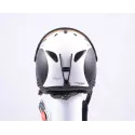 lyžiarska/snowboardová helma SLOKKER BALO, White/black, nastaviteľná ( NOVÁ )