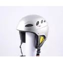 lyžiarska/snowboardová helma ALPINA ORA, SILVER/yellow, nastaviteľná