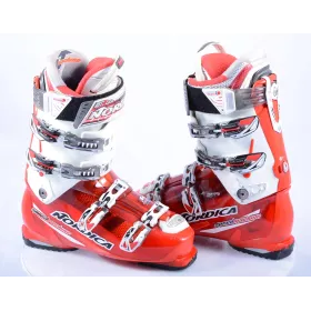 chaussures ski NORDICA SPEEDMACHINE 14, HARD/SOFT flex, SERVO lock, GEL tongue, RED/white