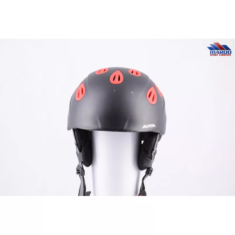 ski/snowboard helmet ALPINA JUNTA 2.0 black/red 2019, adjustable ( TOP condition )