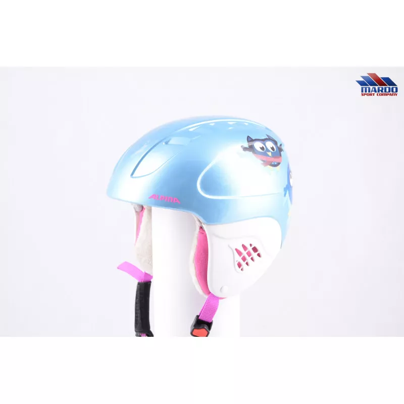 lyžiarska/snowboardová helma ALPINA CARAT blue/white nastaviteľná ( TOP stav )
